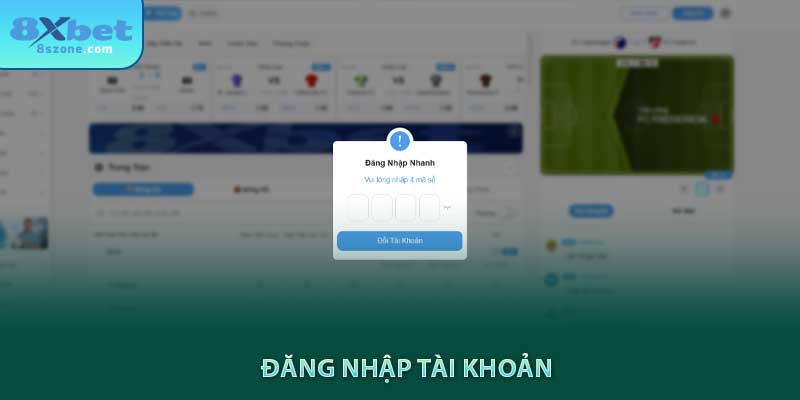 Đăng nhập tài khoản 8sbet