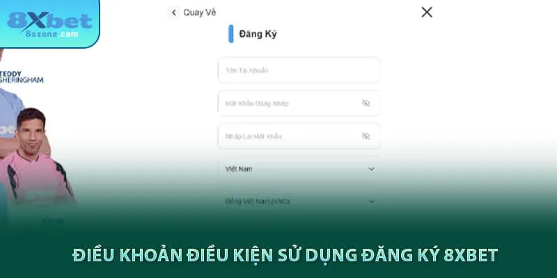 Điều khoản điều kiện sử dụng đăng ký 8sbet