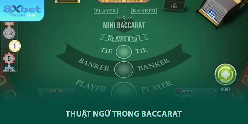 Thuật ngữ trong Baccarat tại 8sbet