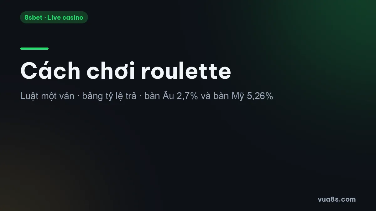 Cách chơi roulette - luật, tỷ lệ trả và xác suất bàn châu Âu và Mỹ